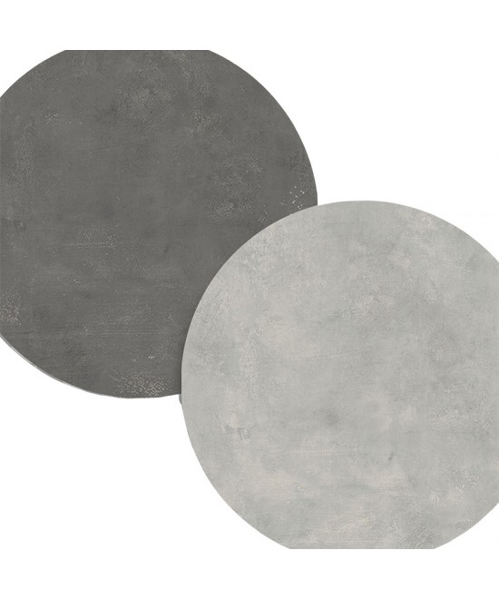 Τραπέζι σαλονιού Thunder pakoworld ανθρακί antique-γκρι antique 90x60x31.5εκ