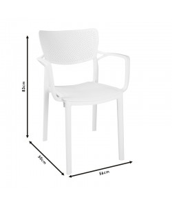 Πολυθρόνα Frontline pakoworld PP cappucino