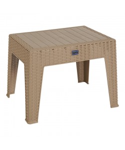 Τραπέζι Cosmic pakoworld PP cappucino 55x40x43.5εκ