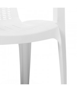 Πολυθρόνα Headway pakoworld PP λευκό