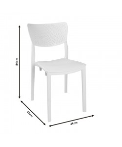 Καρέκλα Ignite pakoworld PP λευκό Καρέκλα Ignite pakoworld PP λευκό