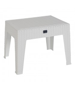 Τραπέζι Cosmic pakoworld PP λευκό 55x40x43.5εκ