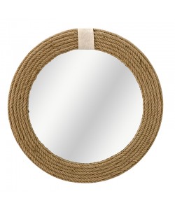 Καθρέπτης Rope pakoworld φυσικό 60x2x60εκ