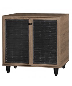 Παπουτσοθήκη-ντουλάπι Ronan pakoworld χρώμα καρυδί 70.5x35x66εκ