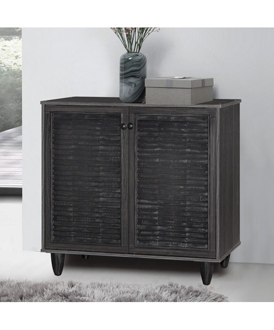 Παπουτσοθήκη-ντουλάπι Ronan pakoworld χρώμα wenge 70.5x35x66εκ