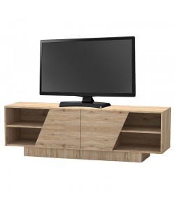 Έπιπλο τηλεόρασης Stevie pakoworld sonoma 160x40x50εκ