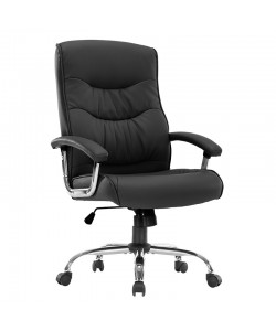 Καρέκλα γραφείου διευθυντή Primrose pakoworld pu μαύρο