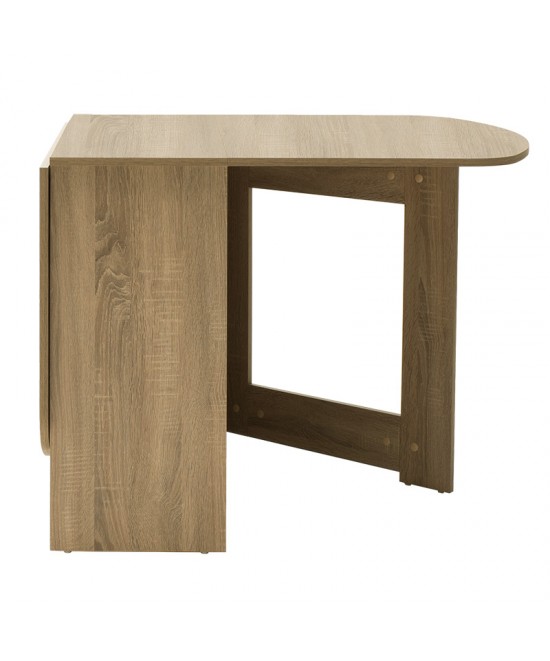 Τραπέζι Nadine pakoworld πολυμορφικό-επεκτεινόμενο χρώμα sonoma 160x80x76.5εκ