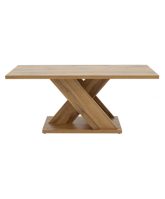 Τραπέζι σαλονιού Solange pakoworld χρώμα sonoma 110x55x47.5εκ