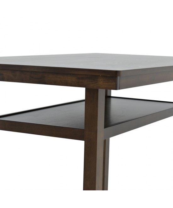 Τραπέζι μπαρ Tenor pakoworld φυσικό ξύλο rubberwood-ΜDF καρυδί 150x90x91.5εκ Τραπέζι μπαρ Tenor pakoworld φυσικό ξύλο rubberwood-ΜDF καρυδί 150x90x91.5εκ
