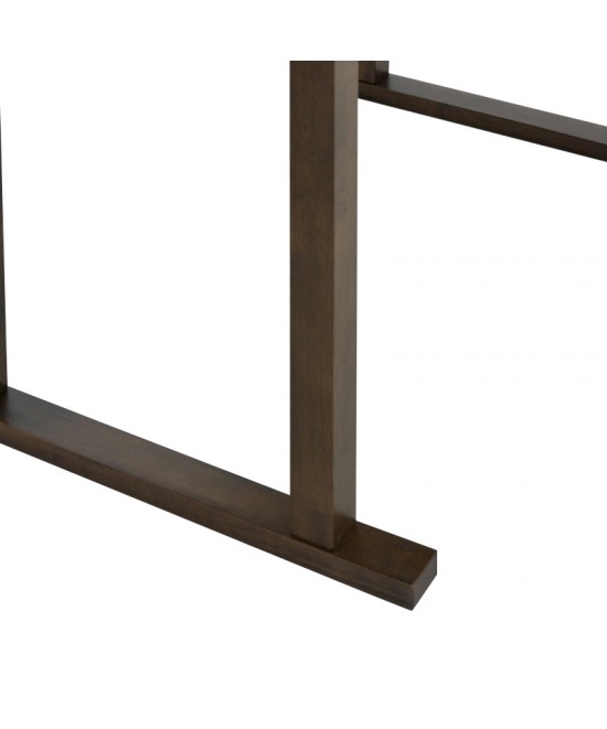 Τραπέζι μπαρ Tenor pakoworld φυσικό ξύλο rubberwood-ΜDF καρυδί 150x90x91.5εκ Τραπέζι μπαρ Tenor pakoworld φυσικό ξύλο rubberwood-ΜDF καρυδί 150x90x91.5εκ