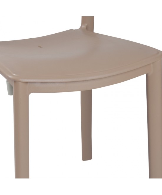 Τραπεζαρία Groovy-Ignite pakoworld σετ 3τεμ PP cappuccino 80x80x74,5εκ. Τραπεζαρία Groovy-Ignite pakoworld σετ 3τεμ PP cappuccino 80x80x74,5εκ.