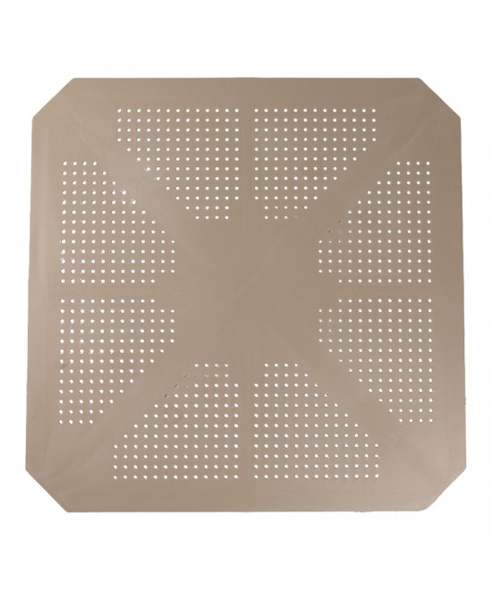 Τραπεζαρία Groovy-Frontline pakoworld σετ 3τεμ PP cappuccino 80x80x74,5εκ.