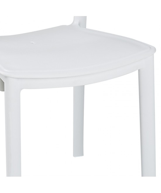 Τραπεζαρία Groovy-Ignite pakoworld σετ 5τεμ PP λευκό 80x80x74,5εκ. Τραπεζαρία Groovy-Ignite pakoworld σετ 5τεμ PP λευκό 80x80x74,5εκ.