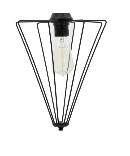Φωτιστικό οροφής μονόφωτο Saway pakoworld E27 μαύρο 30x30x80εκ Φωτιστικό οροφής μονόφωτο Saway pakoworld E27 μαύρο 30x30x80εκ