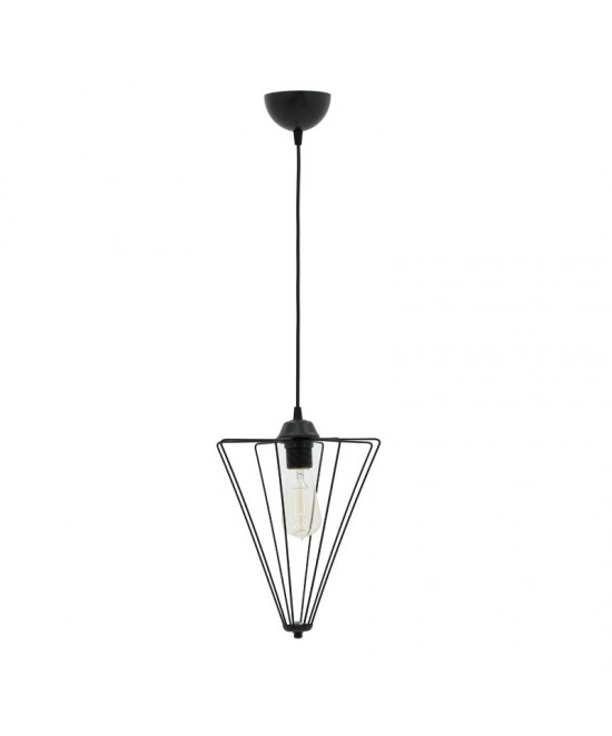 Φωτιστικό οροφής μονόφωτο Saway pakoworld E27 μαύρο 30x30x80εκ Φωτιστικό οροφής μονόφωτο Saway pakoworld E27 μαύρο 30x30x80εκ