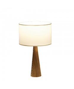 Επιτραπέζιο φωτιστικό Kalito pakoworld ivory-καφέ Φ24x45εκ