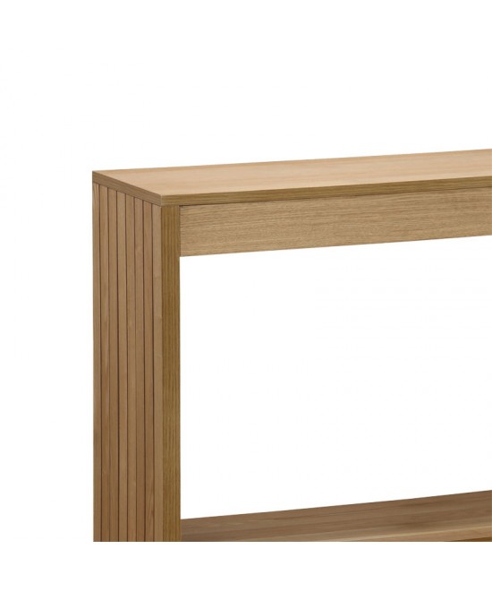 Κονσόλα Focused pakoworld MDF φυσικό 120x35x74εκ