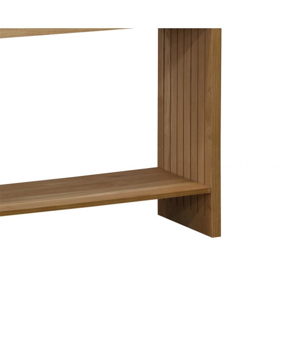 Κονσόλα Focused pakoworld MDF φυσικό 120x35x74εκ