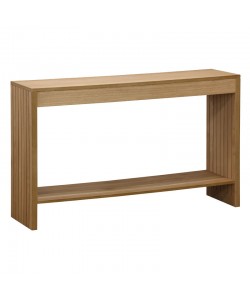 Κονσόλα Focused pakoworld MDF φυσικό 120x35x74εκ