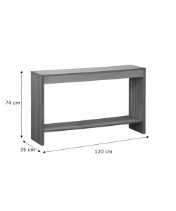 Κονσόλα Focused pakoworld MDF φυσικό 120x35x74εκ Κονσόλα Focused pakoworld MDF φυσικό 120x35x74εκ