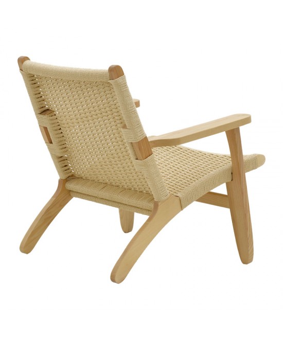 Πολυθρόνα Chiara pakoworld ξύλο οξιάς φυσικό-έδρα φυσικό σχοινί 70x68x75εκ Πολυθρόνα Chiara pakoworld ξύλο οξιάς φυσικό-έδρα φυσικό σχοινί 70x68x75εκ