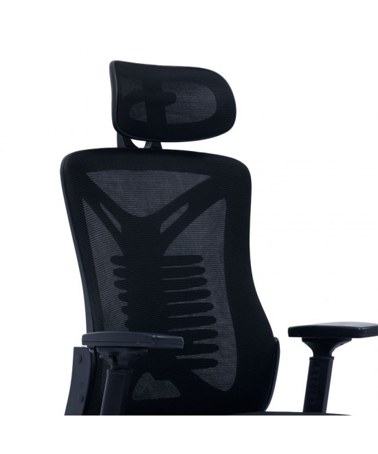 Καρέκλα γραφείου διευθυντή Andrew pakoworld mesh μαύρο