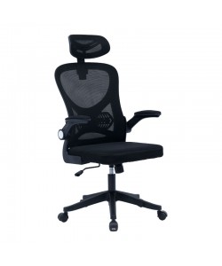 Καρέκλα γραφείου διευθυντή Anthony pakoworld mesh μαύρο