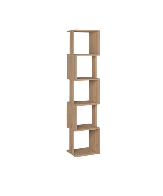 Βιβλιοθήκη - στήλη Piri pakoworld oak μελαμίνης 35x30x161εκ