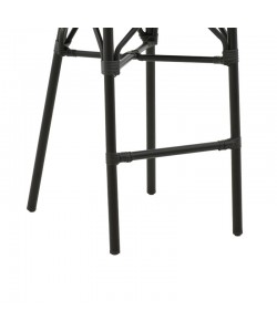 Σκαμπό μπαρ Dezyan pakoworld μαύρο αλουμίνιο-μαύρο textilene 41.5x53.5x116εκ Σκαμπό μπαρ Dezyan pakoworld μαύρο αλουμίνιο-μαύρο textilene 41.5x53.5x116εκ