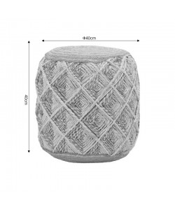 Σκαμπό Yton Inart μπεζ 100% γιούτα 40x40x40εκ Σκαμπό Yton Inart μπεζ 100% γιούτα 40x40x40εκ