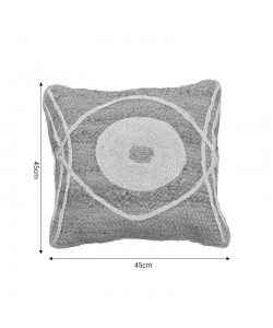 Μαξιλάρι Foliens Inart φυσικό-εκρού 100% γιούτα 45x45x2.5εκ Μαξιλάρι Foliens Inart φυσικό-εκρού 100% γιούτα 45x45x2.5εκ