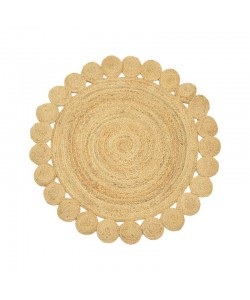 Χαλί Voni Inart φυσικό γιούτα120x120x1εκ