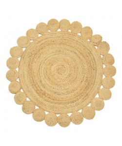 Χαλί Voni Inart φυσικό γιούτα Φ100x1εκ