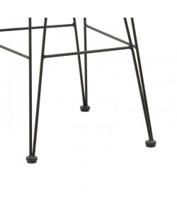 Σκαμπό μπαρ Naoki pakoworld με μαξιλάρι pe μαύρο-μέταλλο μαύρο πόδι 46x56x110εκ Σκαμπό μπαρ Naoki pakoworld με μαξιλάρι pe μαύρο-μέταλλο μαύρο πόδι 46x56x110εκ