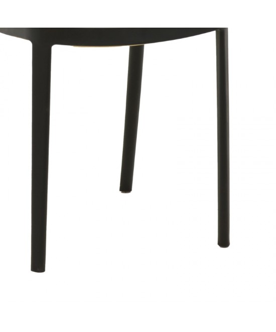 Καρέκλα Westley pakoworld pp φυσικό-μαύρο 55x47x81εκ Καρέκλα Westley pakoworld pp φυσικό-μαύρο 55x47x81εκ