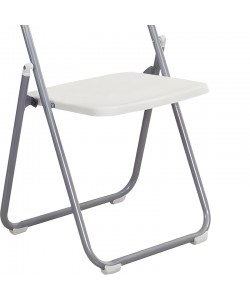 Καρέκλα πτυσσόμενη Daxton pakoworld PP λευκό-ασημί 49x46.5x73.5εκ Καρέκλα πτυσσόμενη Daxton pakoworld PP λευκό-ασημί 49x46.5x73.5εκ