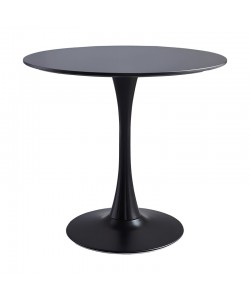 Τραπέζι Elijah pakoworld μαύρο Φ60x74cm