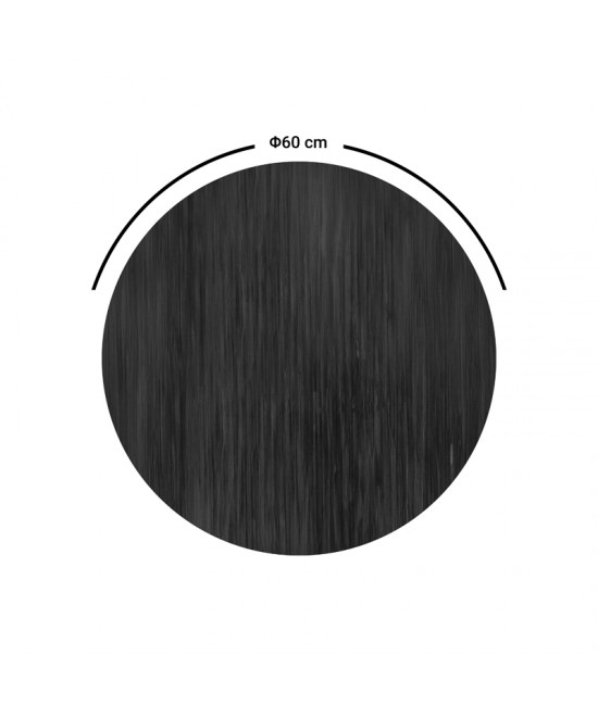 Επιφάνεια τραπεζιού Jedre pakoworld τ.Werzalit καρυδί Φ60εκ