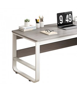 Γραφείο Salto pakoworld με συρταριέρα-MDF γκρι-λευκό 120x48x74εκ
