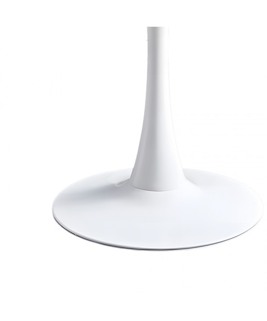 Τραπέζι Elijah pakoworld λευκό Φ60x74cm Τραπέζι Elijah pakoworld λευκό Φ60x74cm