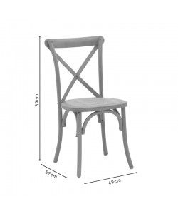 Καρέκλα Dylon pakoworld στοιβαζόμενη white wash ξύλο οξιάς-έδρα φυσικό rattan 48x52x89εκ Καρέκλα Dylon pakoworld στοιβαζόμενη white wash ξύλο οξιάς-έδρα φυσικό rattan 48x52x89εκ