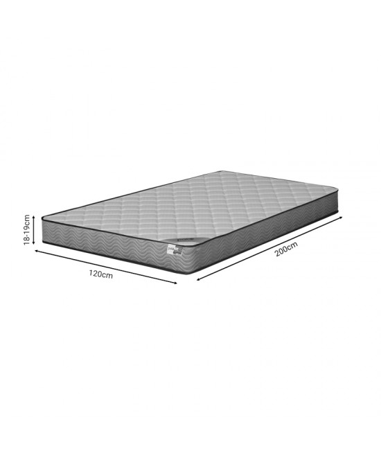 Στρώμα Frezio pakoworld pocket spring roll pack διπλής όψης 18-19cm 120x200εκ