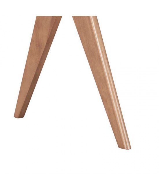 Τραπεζαρία Winslow pakoworld σετ 7τεμ ξύλο rubberwood σε ανοιχτό καρυδί απόχρωση 160x85x75εκ