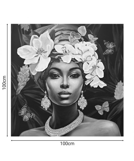 Πίνακας σε καμβά Beauty Inart 100x3x100εκ