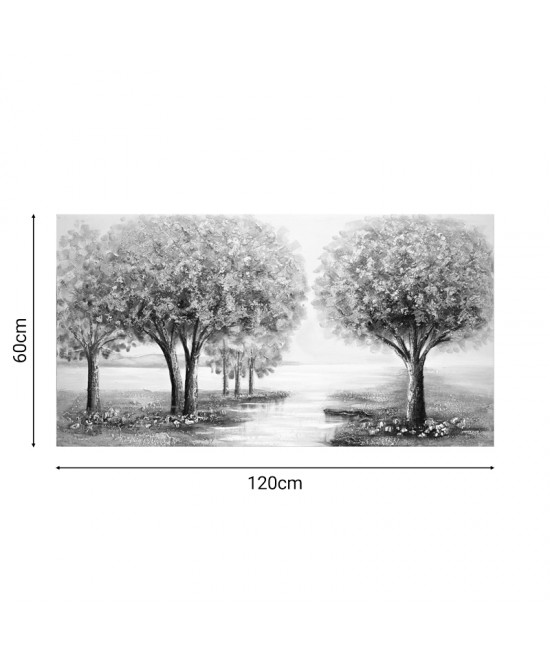 Πίνακας σε καμβά Forest I Inart 120x3x60εκ Πίνακας σε καμβά Forest I Inart 120x3x60εκ