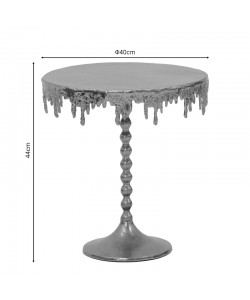 Βοηθητικό τραπέζι Fropio Inart χρυσό μέταλλο Φ40x44εκ Βοηθητικό τραπέζι Fropio Inart χρυσό μέταλλο Φ40x44εκ