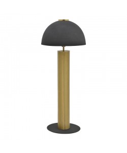 Φωτιστικό δαπέδου Cableler Inart Ε27 μαύρο μέταλλο Φ46x114εκ