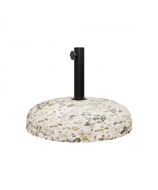 Βάση ομπρέλας Breezy pakoworld τσιμέντο ψηφιδωτή 35kg Φ50εκ