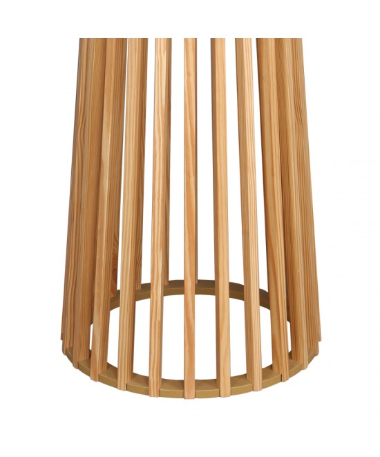 Τραπέζι μπαρ Domonic pakoworld mdf φυσικό Φ60x105εκ